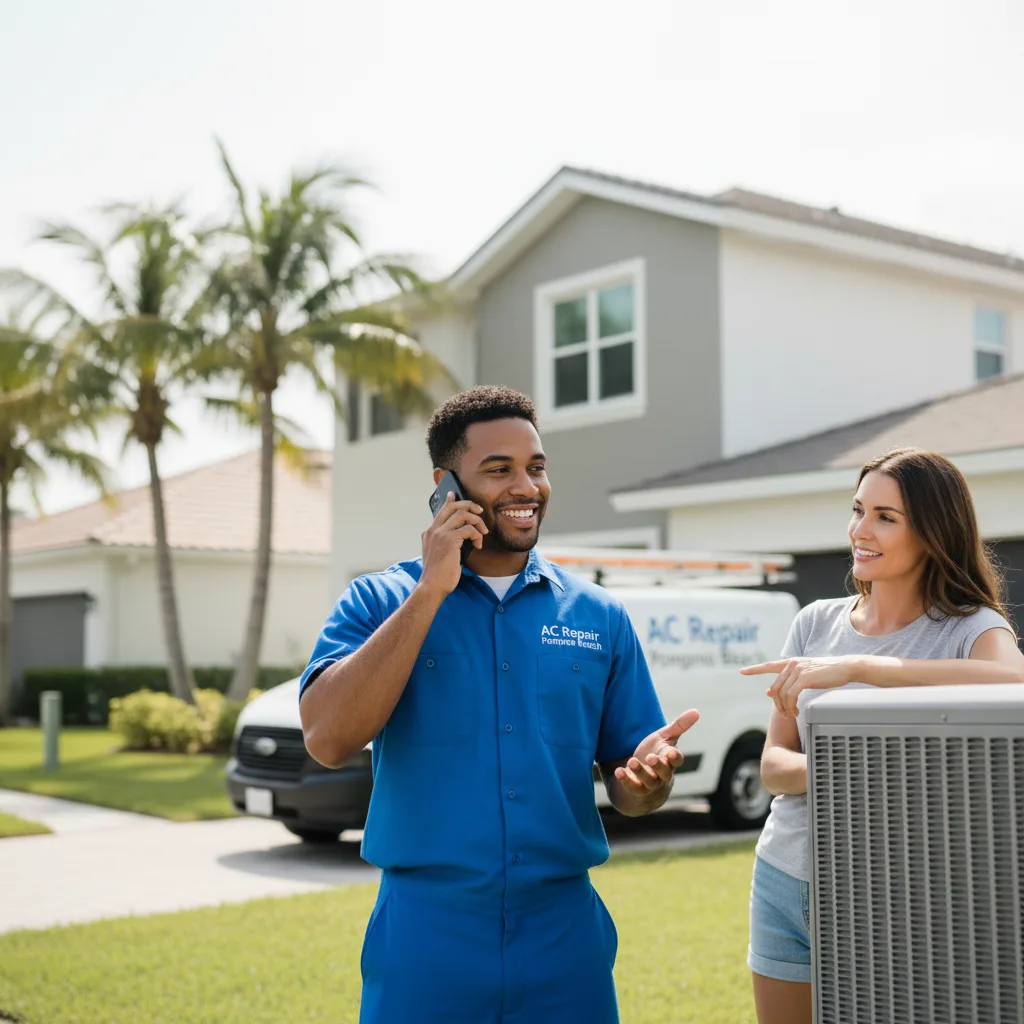 AC Repair Pompano Beach customer support in Hilton